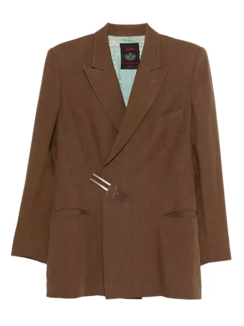 Jean Paul Gaultier Pre-Owned بليزر بدبوس غلق من عقد التسعينيات