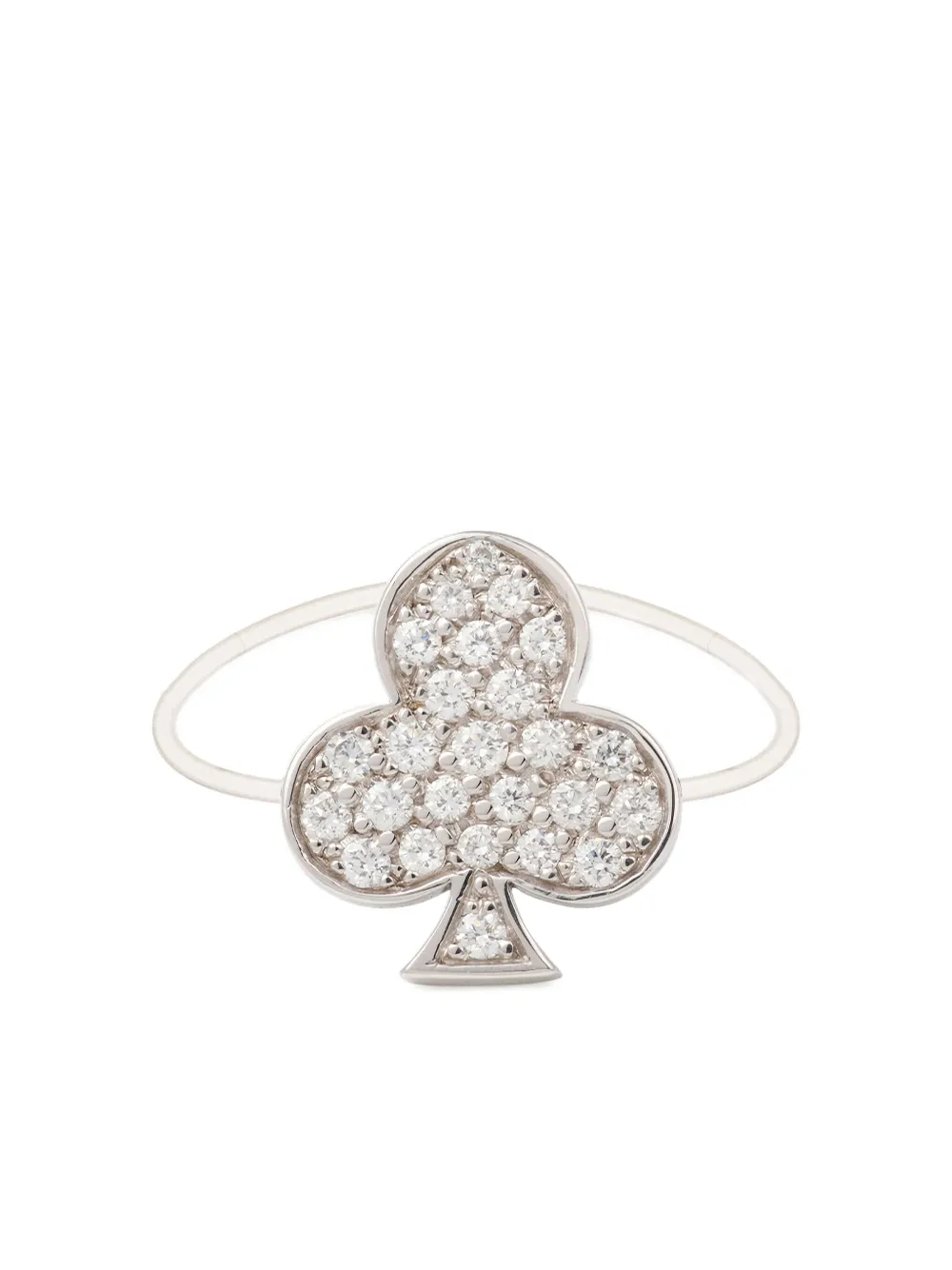 Mysteryjoy 18k White Gold Harmonie Diamond Ring In Gold