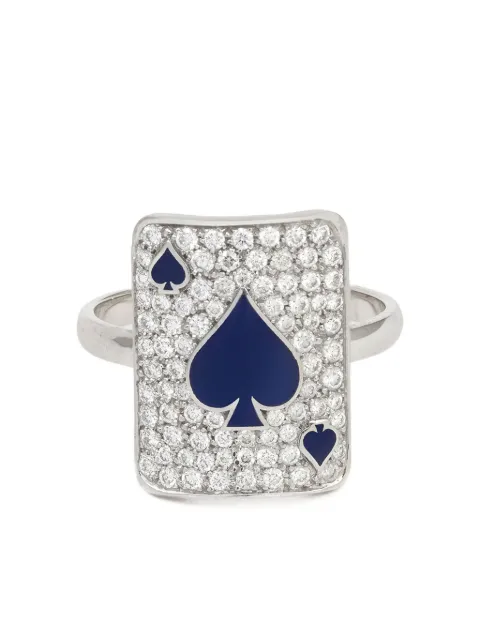 Mysteryjoy 18K white gold Justice diamond ring