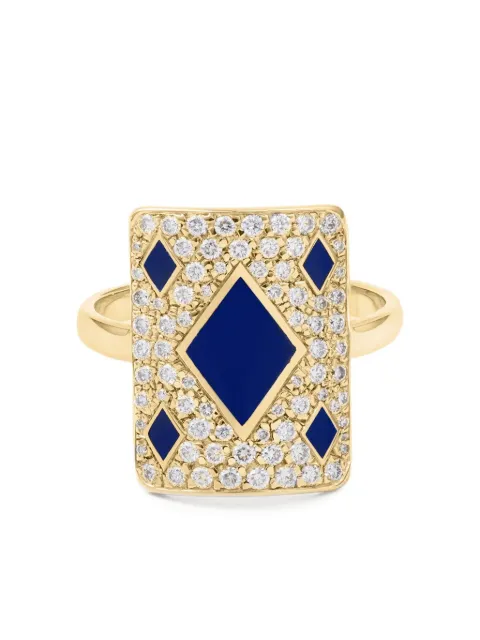 Mysteryjoy 18K yellow gold Honneur diamond ring