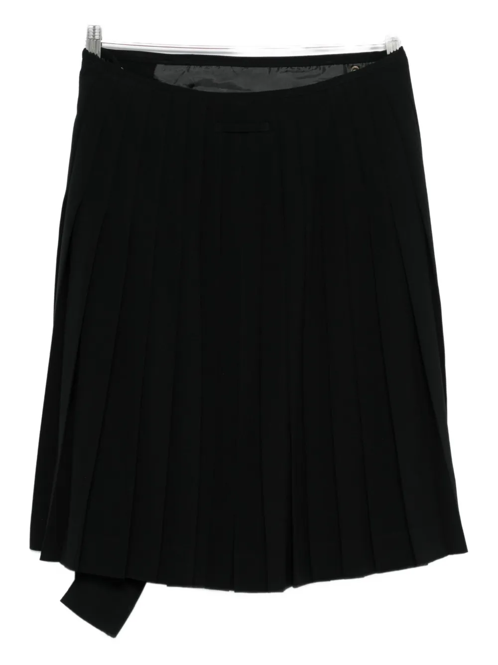 Jean Paul Gaultier Pre-Owned 1990s mini-rok met plooien - Zwart