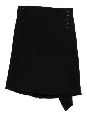 John Galliano Pre-Owned Flared Skirt | Black | FARFETCH RO