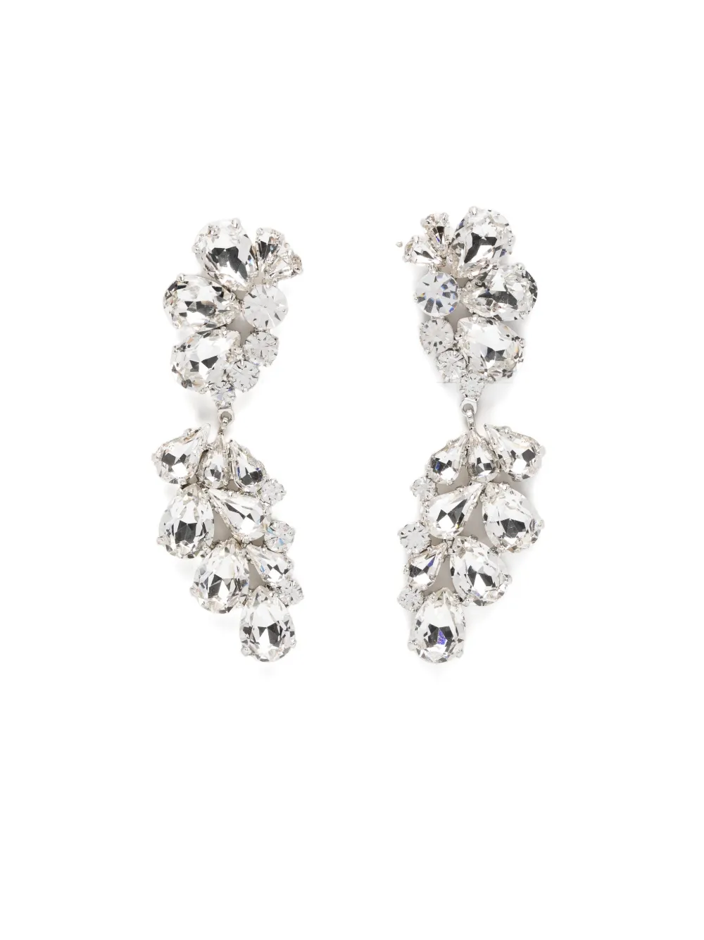 Magda Butrym crystal drop earrings - Argento