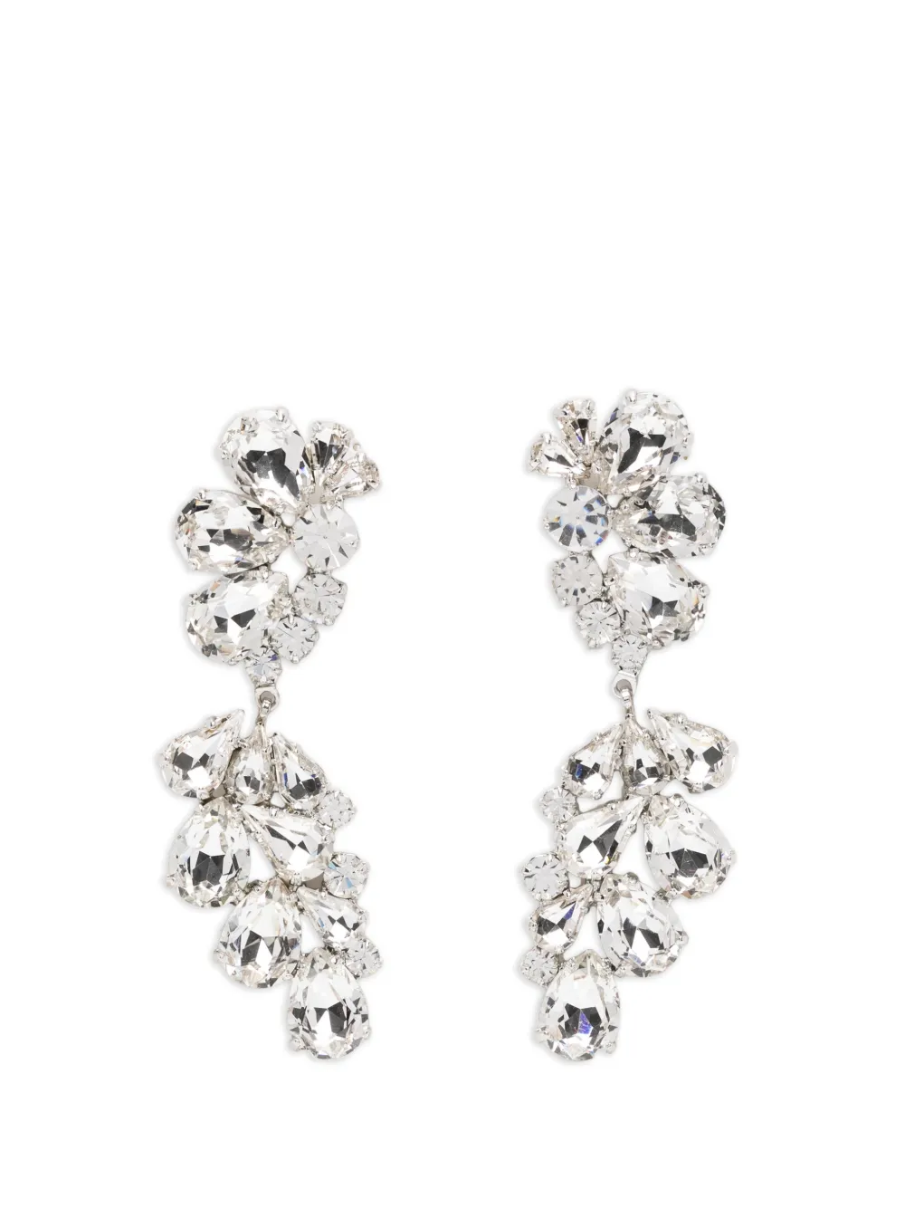 Magda Butrym crystal drop earrings - Argento