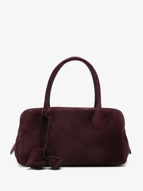 Magda Butrym Brigitte flower-charm suede tote bag