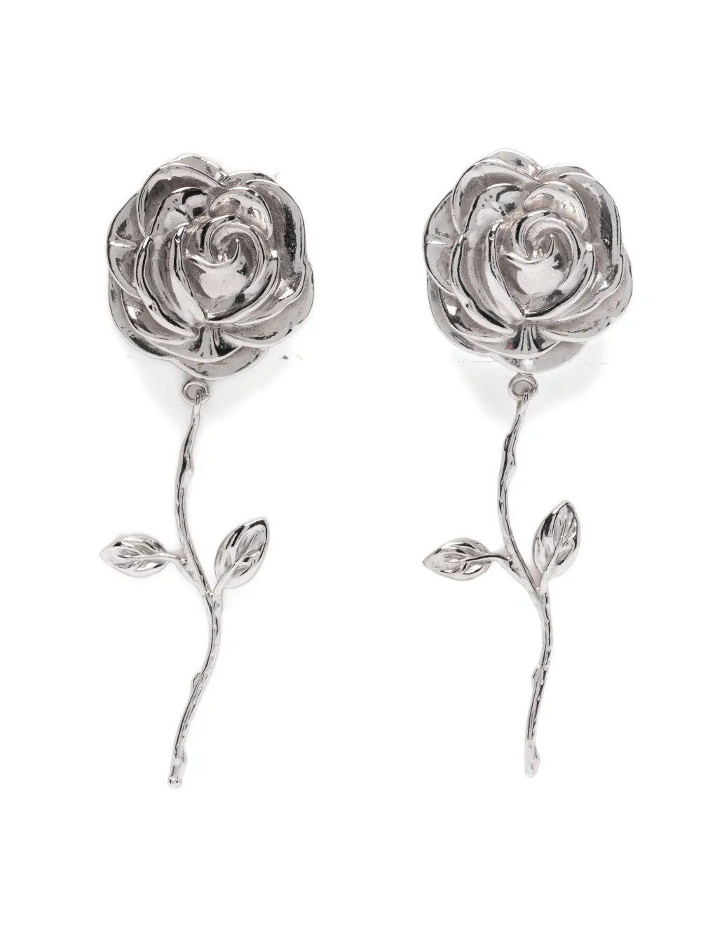 Magda Butrym Rose Stem earrings - Argento
