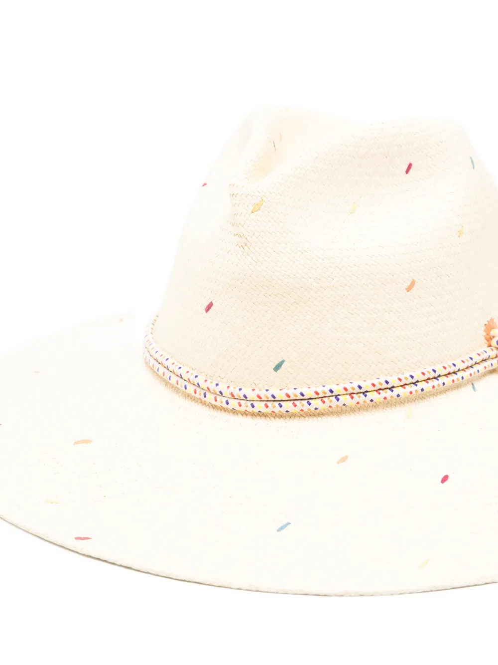  Zimmermann Embroidered Panama Hat - Neutrals 