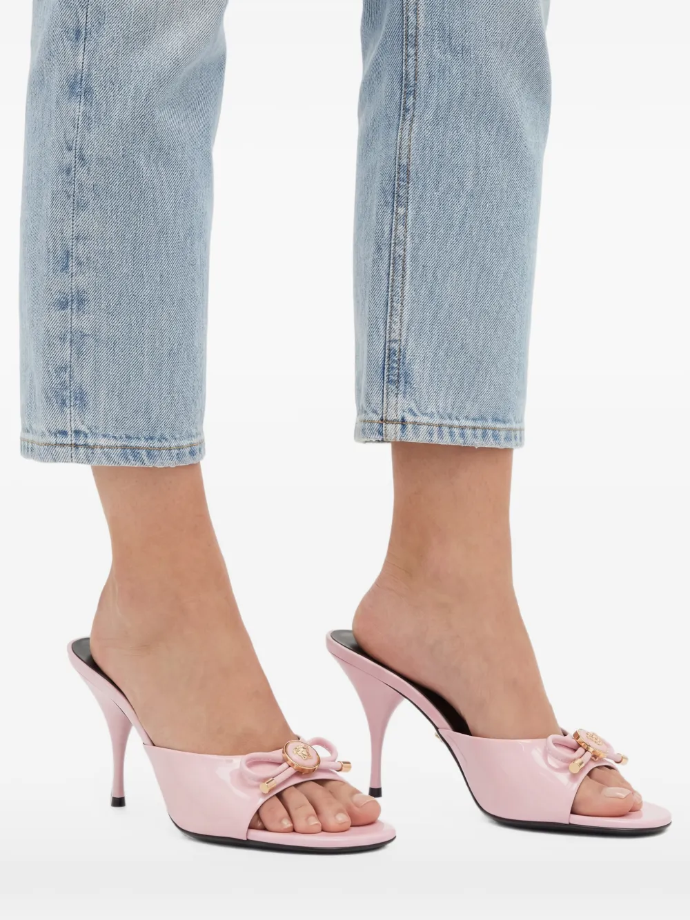 Versace Opera Bow pumps Roze