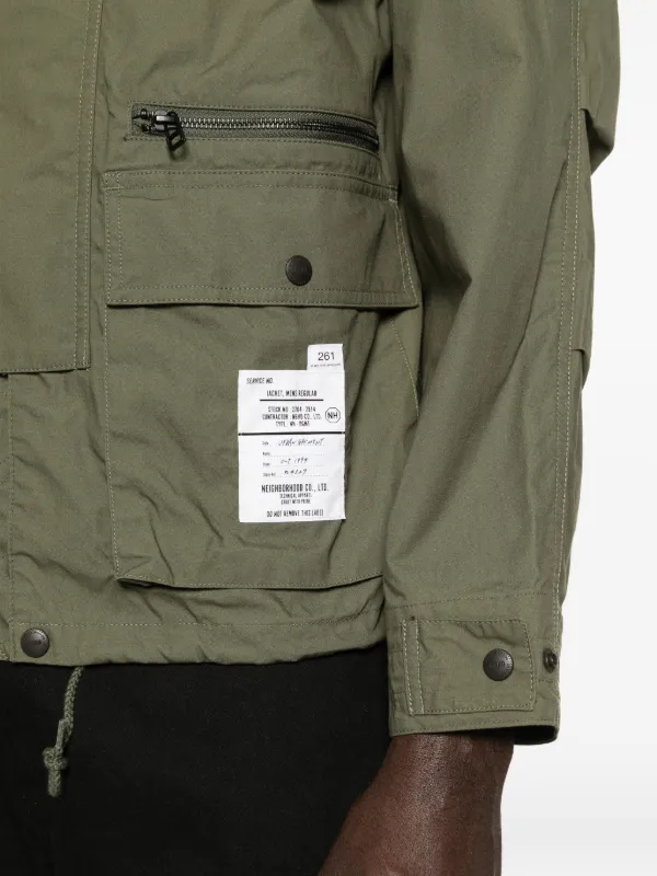 Neighborhood stand-collar Jacket | Green | FARFETCH PT