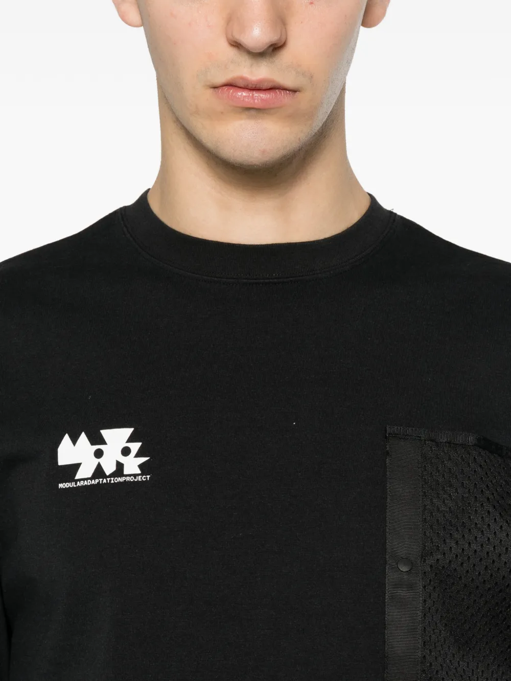 Neighborhood Sweater met logoprint Zwart