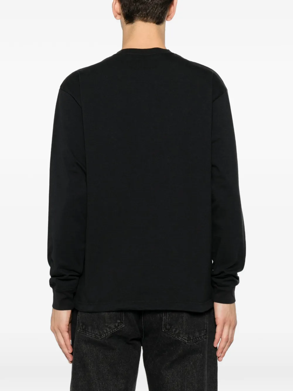 Neighborhood Sweater met logoprint Zwart