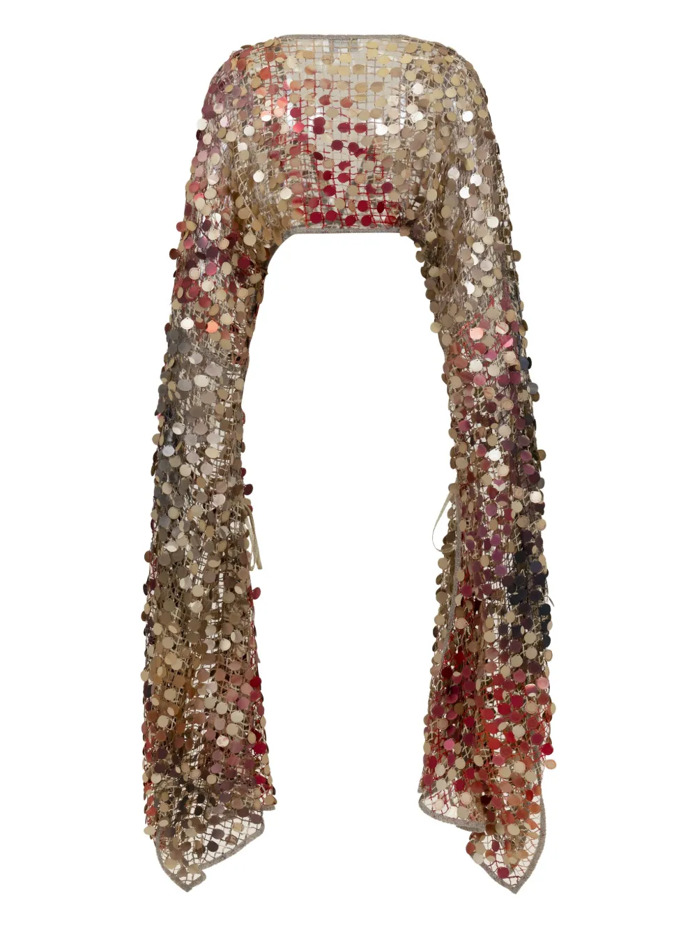 SANA OSMANI Set Katrina con gonna e paillettes - Oro