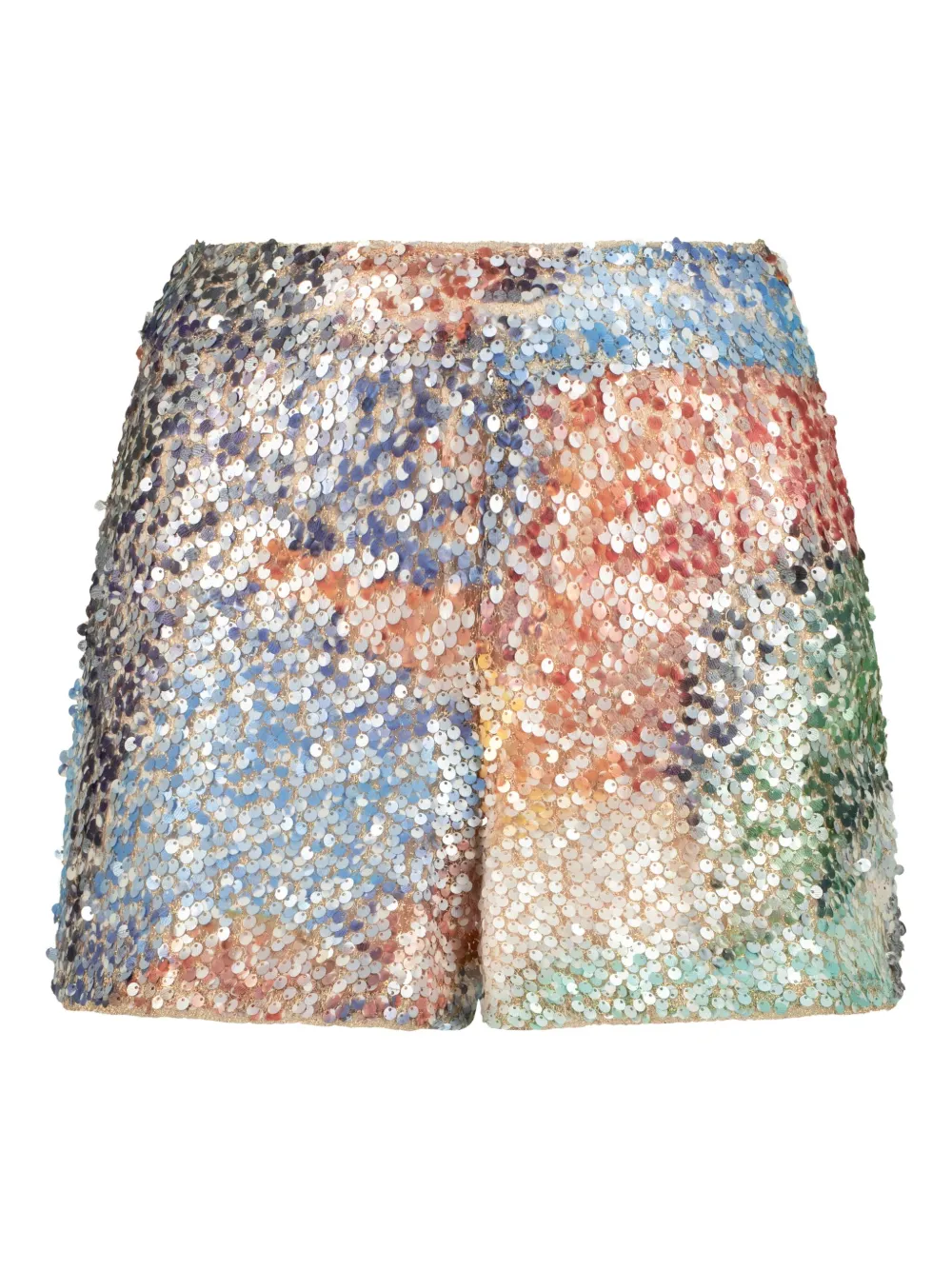 SANA OSMANI Shorts Chronos con paillettes - Blu