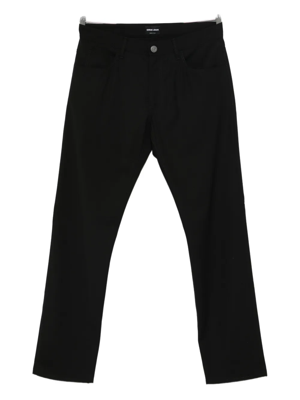 Giorgio Armani buttoned denim - Nero
