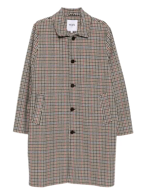Wax London houndstooth checked coat