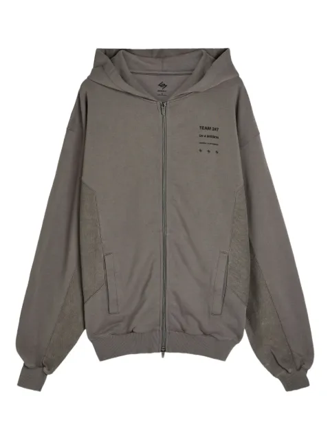 REPRESENT 247 zip-fastening hoodie