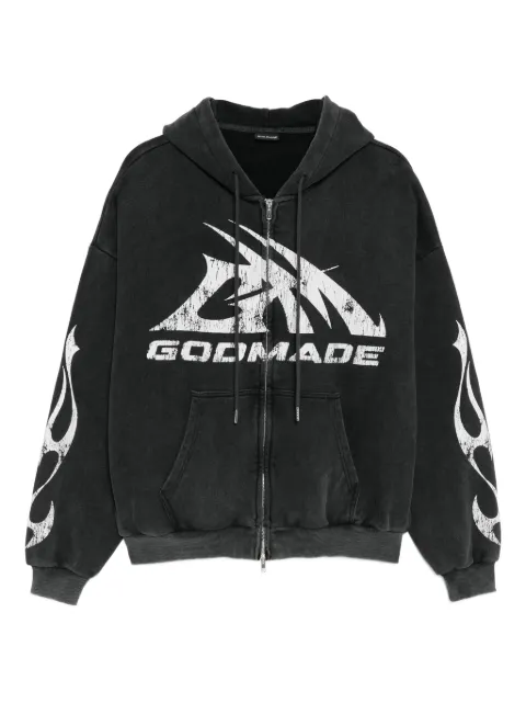 GODMADE logo-print hoodie