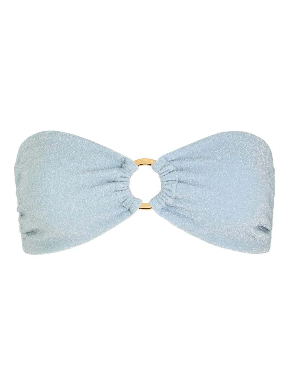 AWAY THAT DAY Acapulco bandeau bikini top - Blu