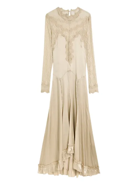 ISABEL MARANT Dolores lace-embellished maxi dress