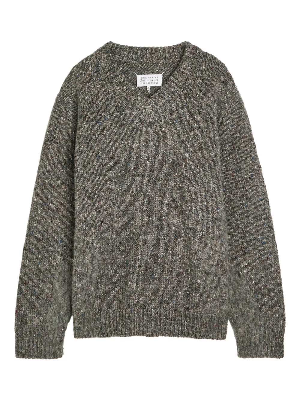 Maison Margiela V-neck sweater - Grau