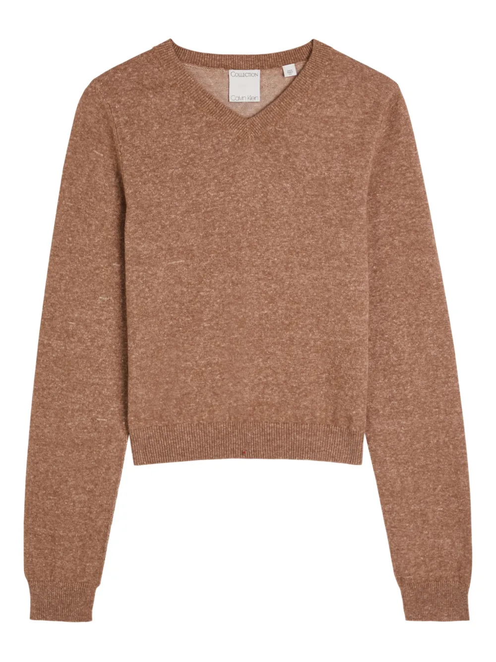 Calvin Klein Celia V-neck sweater - Marrone