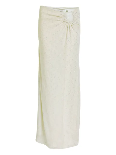 Christopher Esber Imber metallic looped skirt