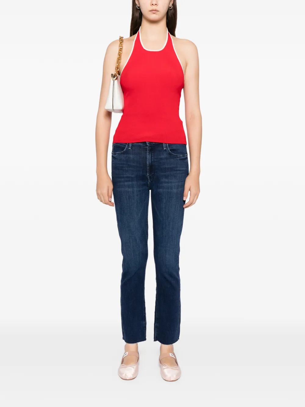 MOTHER Mid waist jeans - Blauw