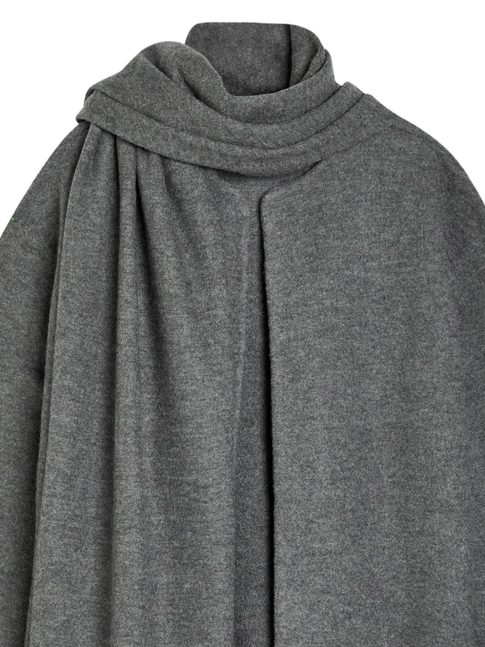 Maria McManus Gedrapeerde jas van merinowol - Grijs