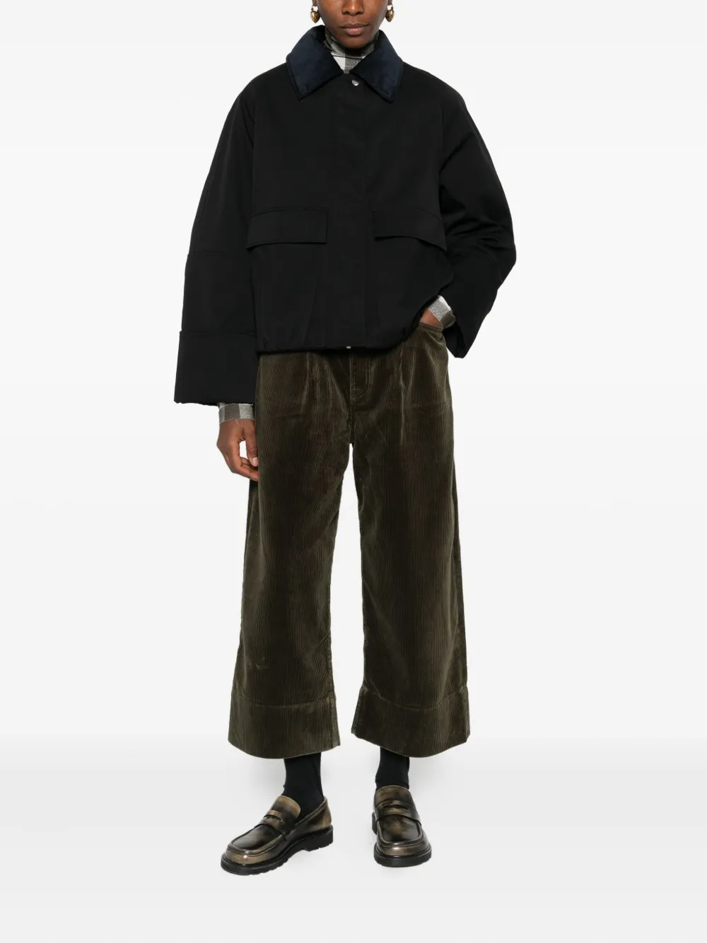 OOF WEAR corduroy-collar pocket jacket | Varsity Jackets | Image 2