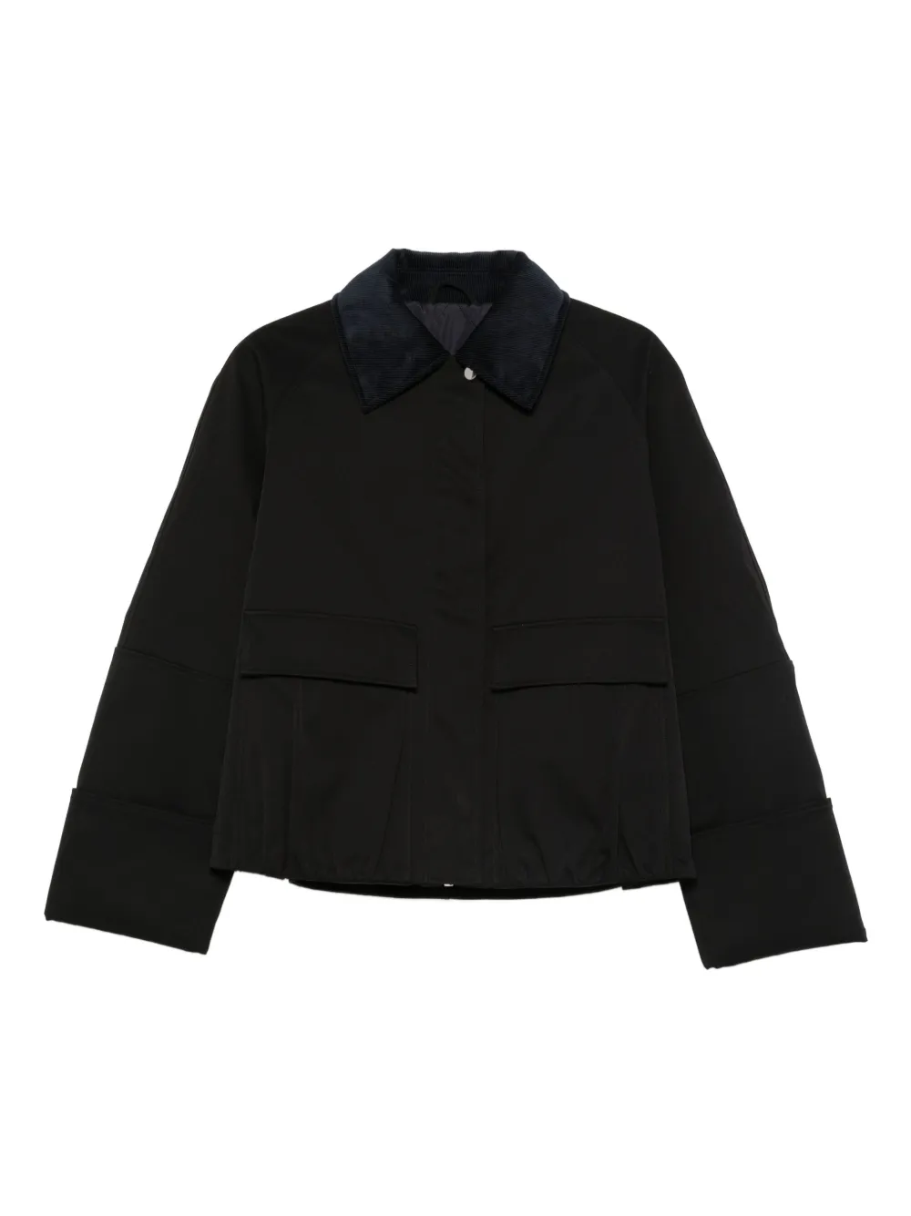 OOF WEAR corduroy-collar pocket jacket | Black | Image 1