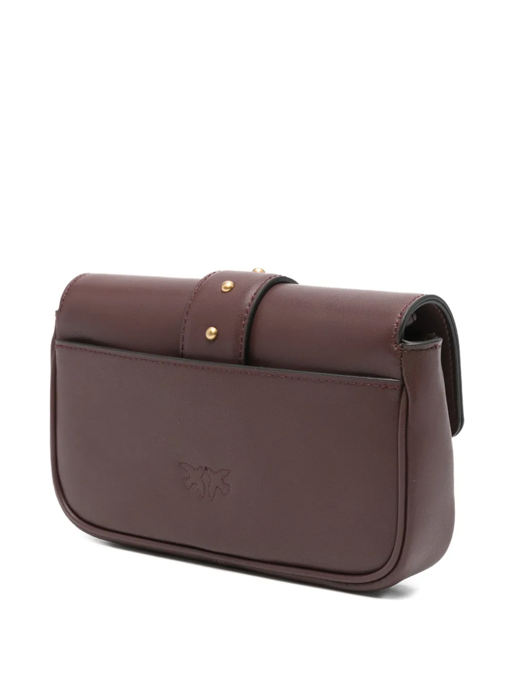 PINKO Love One Simply Pocket mini-tas Bruin