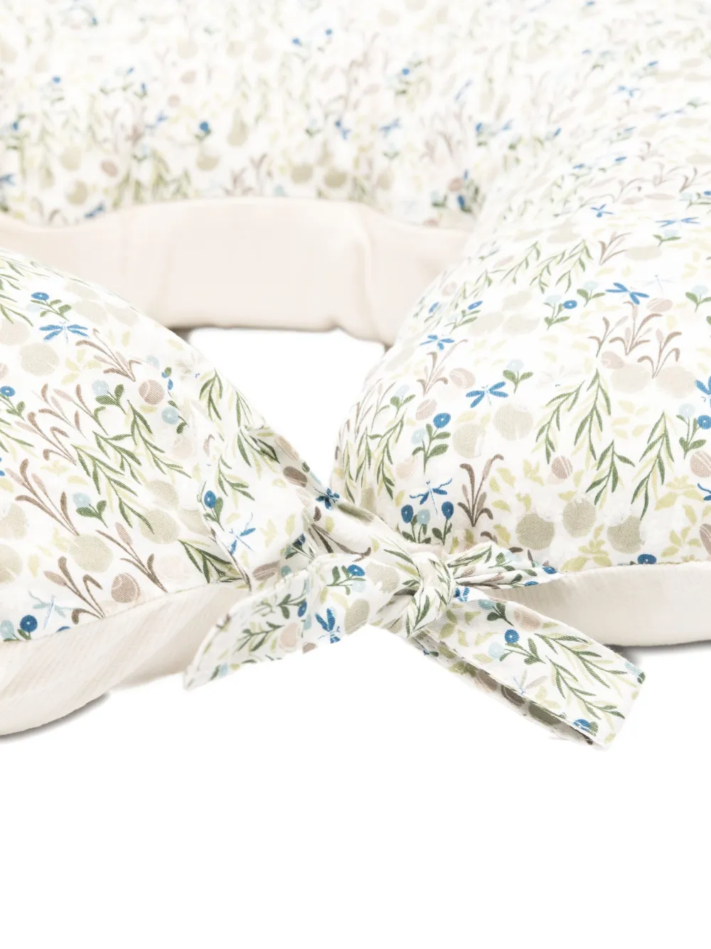 Avery Row Floral Nursing Pillow In White