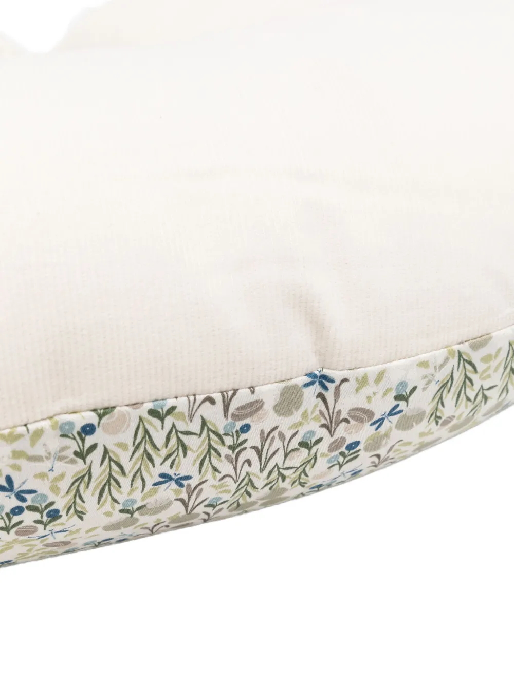 Avery Row Floral Nursing Pillow In White