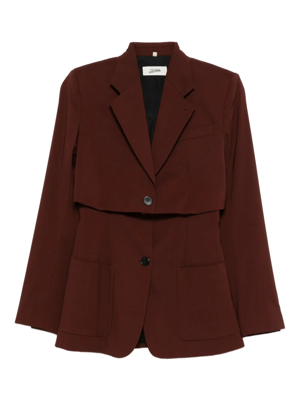 Jean Paul Gaultier Pre-Owned 2010s long-sleeve blazer | Red | Image 1