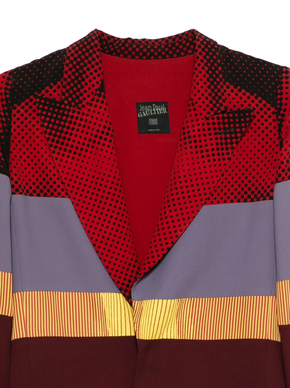 Jean Paul Gaultier Pre-Owned 1996 トロンプルイユ プリント