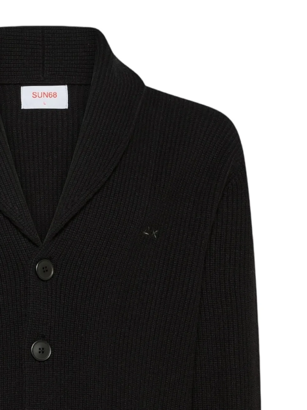 Sun68 罗纹披肩领开衫 | 开衫 | Image 2