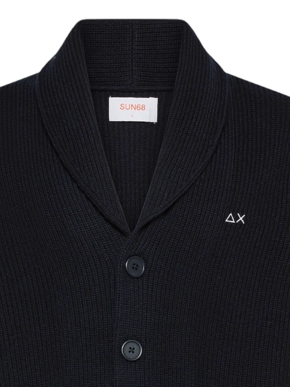 Sun68 ribbed shawl-collar cardigan | Cardigans | Image 2