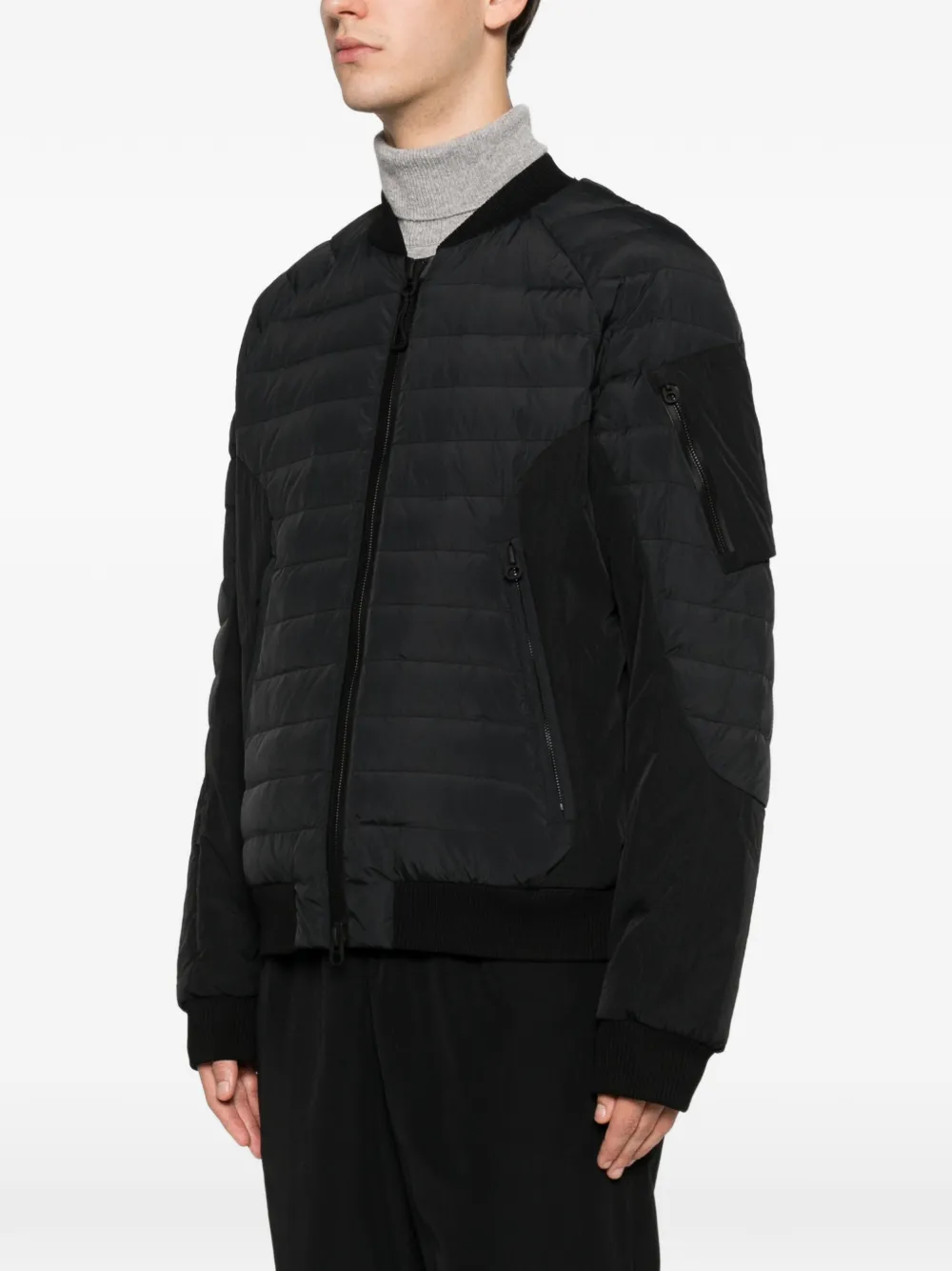Jg1 Quilted Zip-up Jacket In Multi