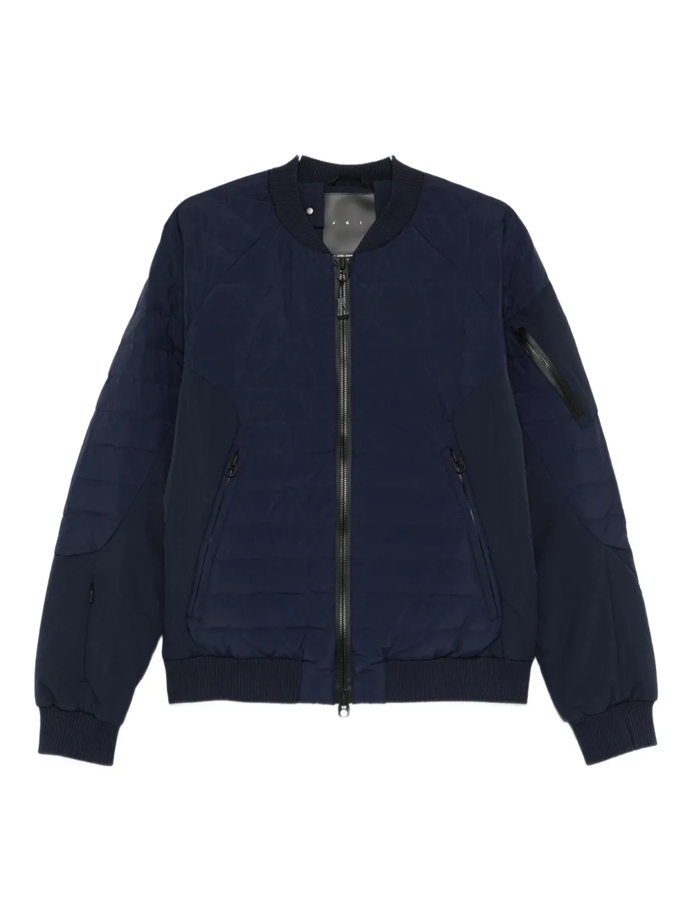 JG1 zip-up quilted jacket - Blu