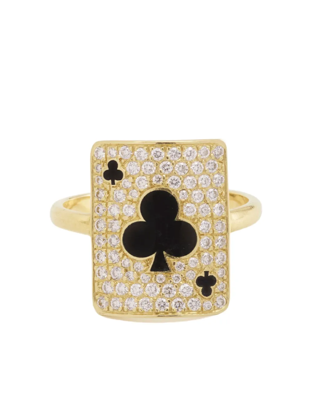 Mysteryjoy 18k Yellow Gold Harmonie Diamond Ring In Gold