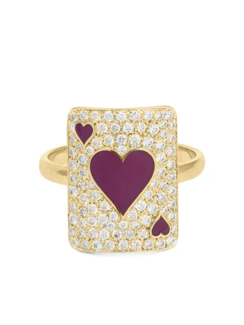 Mysteryjoy 18K yellow gold Lovely Âme diamond ring