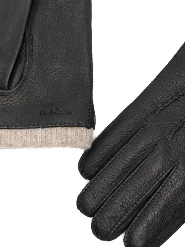 Paul Smith レザーグローブ | ブラック | FARFETCH JP