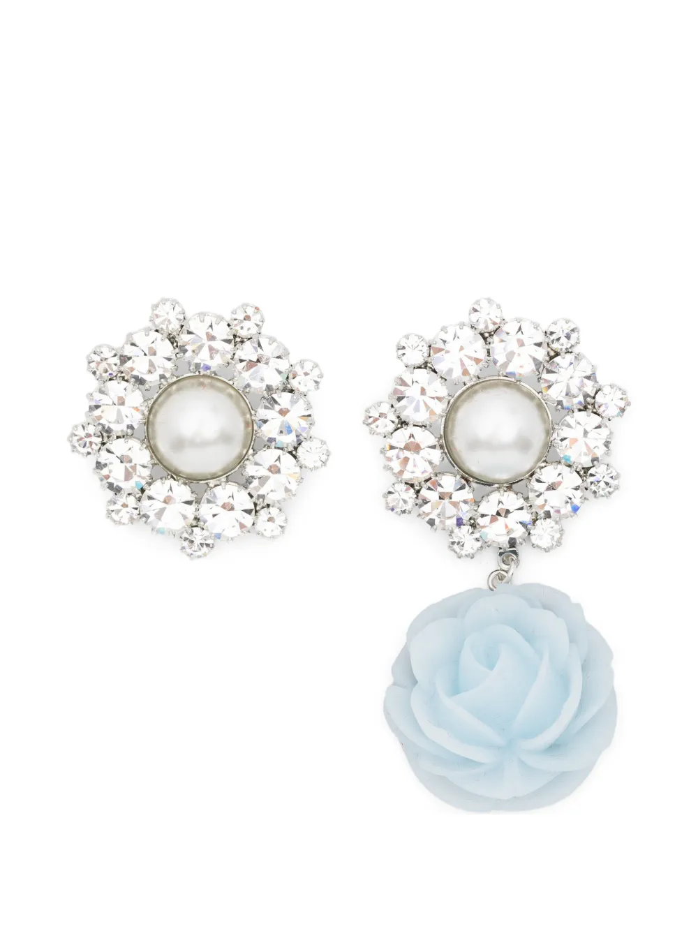 Magda Butrym floral-shaped earrings - Argento