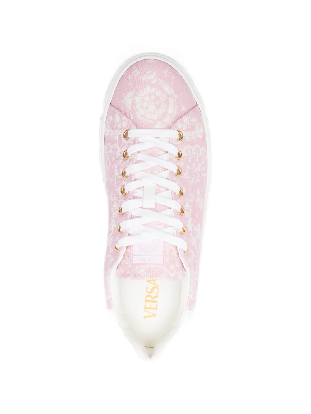 Versace Low-top sneakers met Barocco-patroon Roze