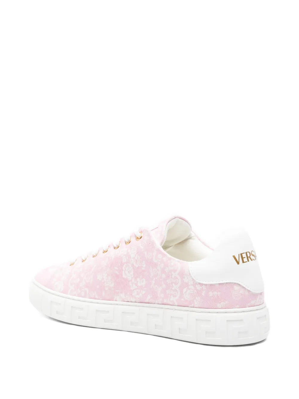 Versace Low-top sneakers met Barocco-patroon Roze
