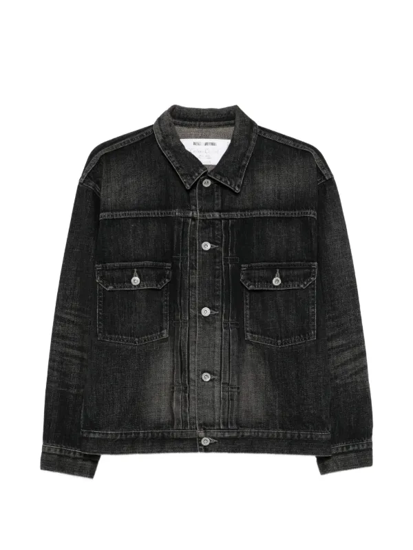 NEIGHBORHOOD ウォッシュ加工 デニムジャケット Neighborhood ウォッシュド デニムジャケット | ブラック | FARFETCH JP