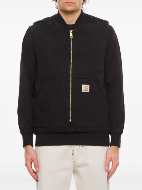Carhartt WIP quilted front-zip gilet