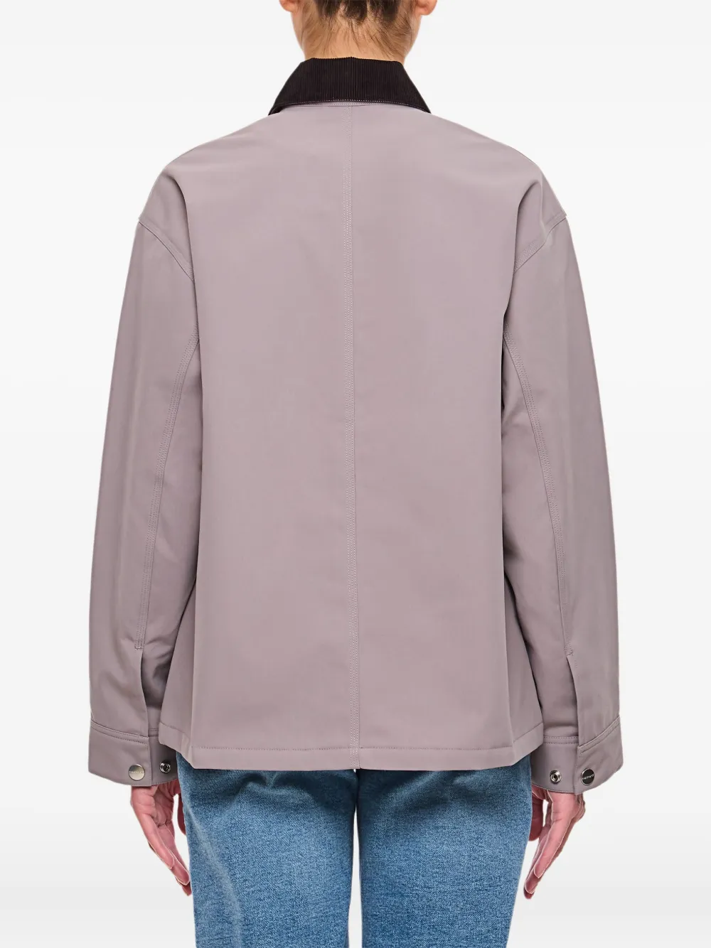 Carhartt WIP Fluwelen jack met borstzak Grijs