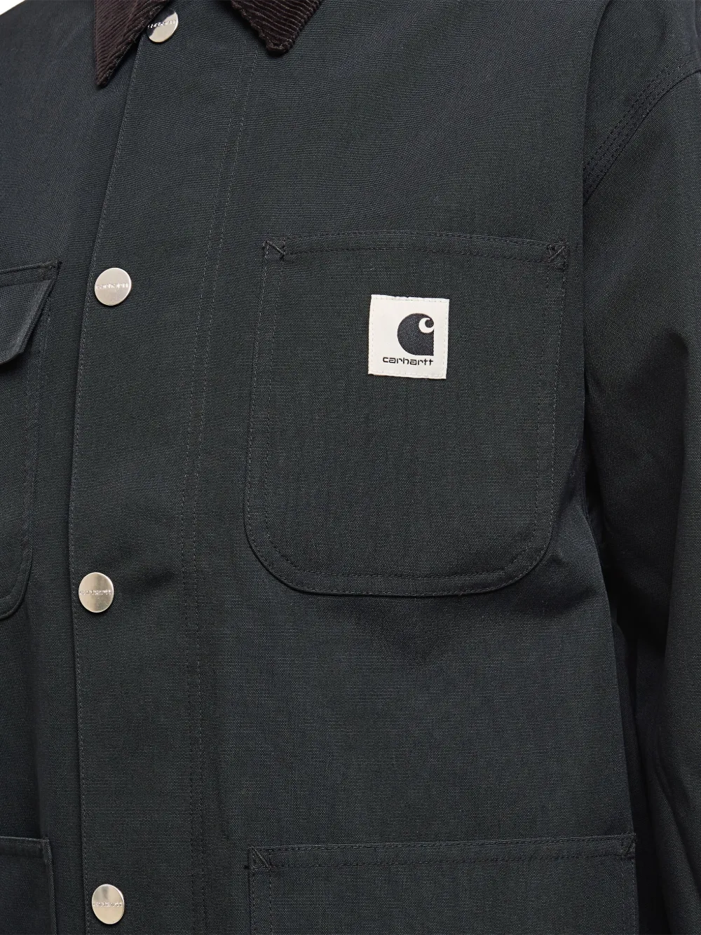 Carhartt Velvet Collar Breast Pocket Jacket In Black