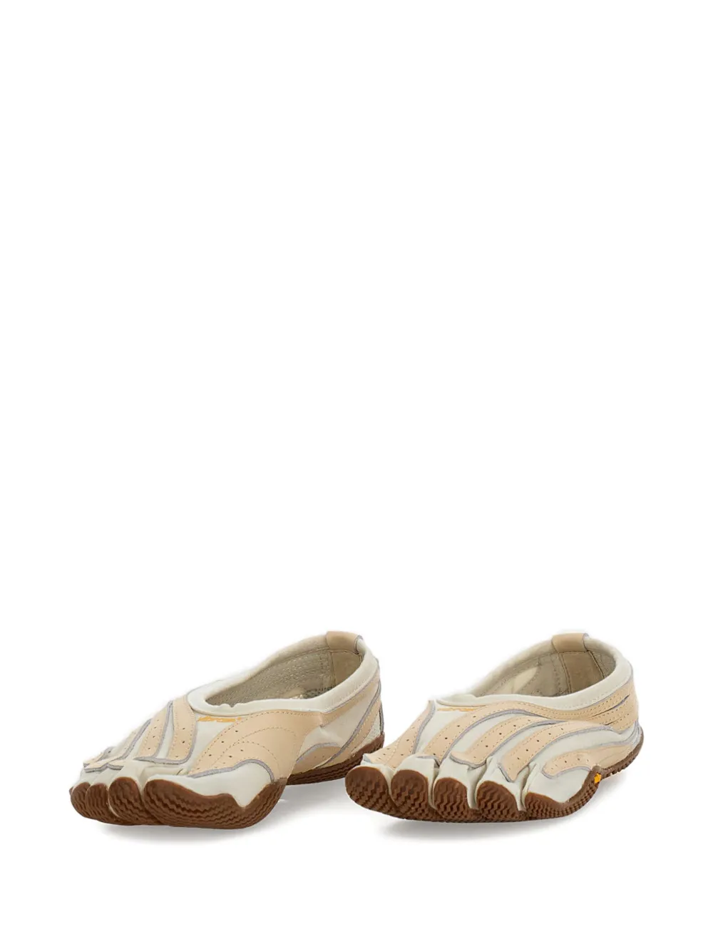 Vibram Leren ballerina's - Beige